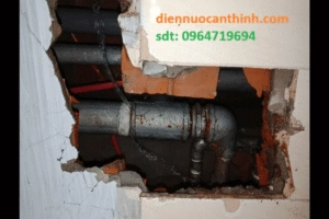 dò rỉ nước âm tường